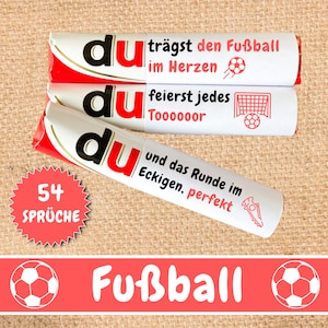 Download: 54 Duplo Banderolen Fußball Geschenk Mann, Bundesliga Fußball EM, Duplo Sprüche Geschenk Freund, Duplo Geschenkbox Fußballfan