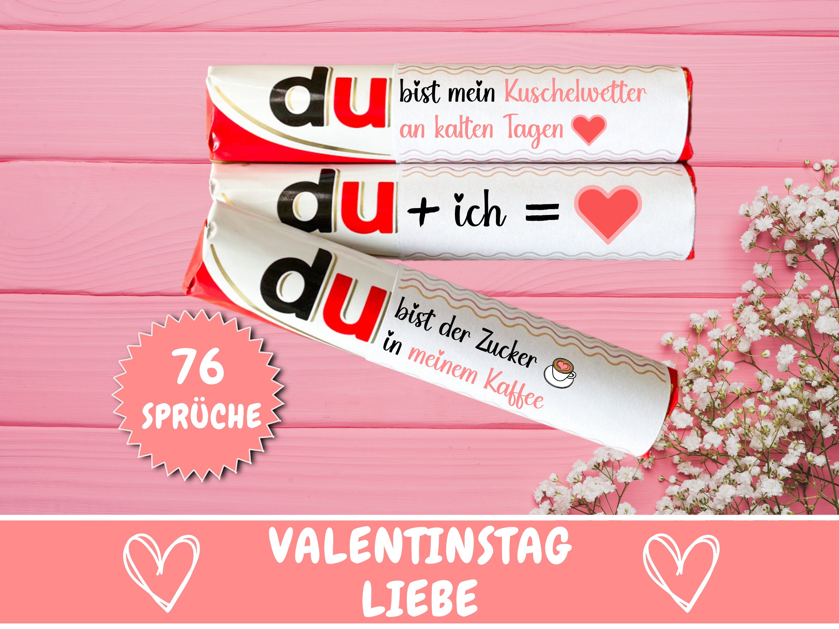 76 Duplo Banderols Valentine's Day Partner Gift Favorite Person Dear Gifts, Personal Anniversary Gift, Duplo Gift Box, PDF
