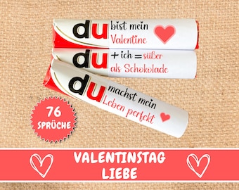 76 banderolas Duplo regalo de pareja San Valentín persona favorita regalos queridos, regalo de aniversario personal, caja de regalo Duplo, PDF