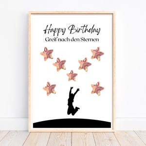Regalo de dinero para un cumpleaños, regalo de dinero creativo, deseo cumplidor, regalo de cumpleaños, dinero, tarjeta de cumpleaños, regalo de último minuto, descargar