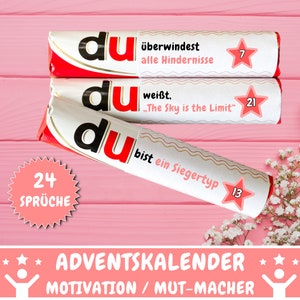 24 Duplo banderoles Advent calendar motivational sayings, Duplo messages encouraging gift, Duplo gift box, gift idea girlfriend, PDF