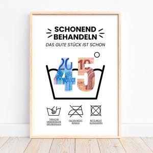 Geldgeschenk 45 Geburtstag Geschenk, kreatives Geldgeschenk Geburtstag Geschenkidee, Das gute Stück ist 45, Last Minute Geschenk, Download