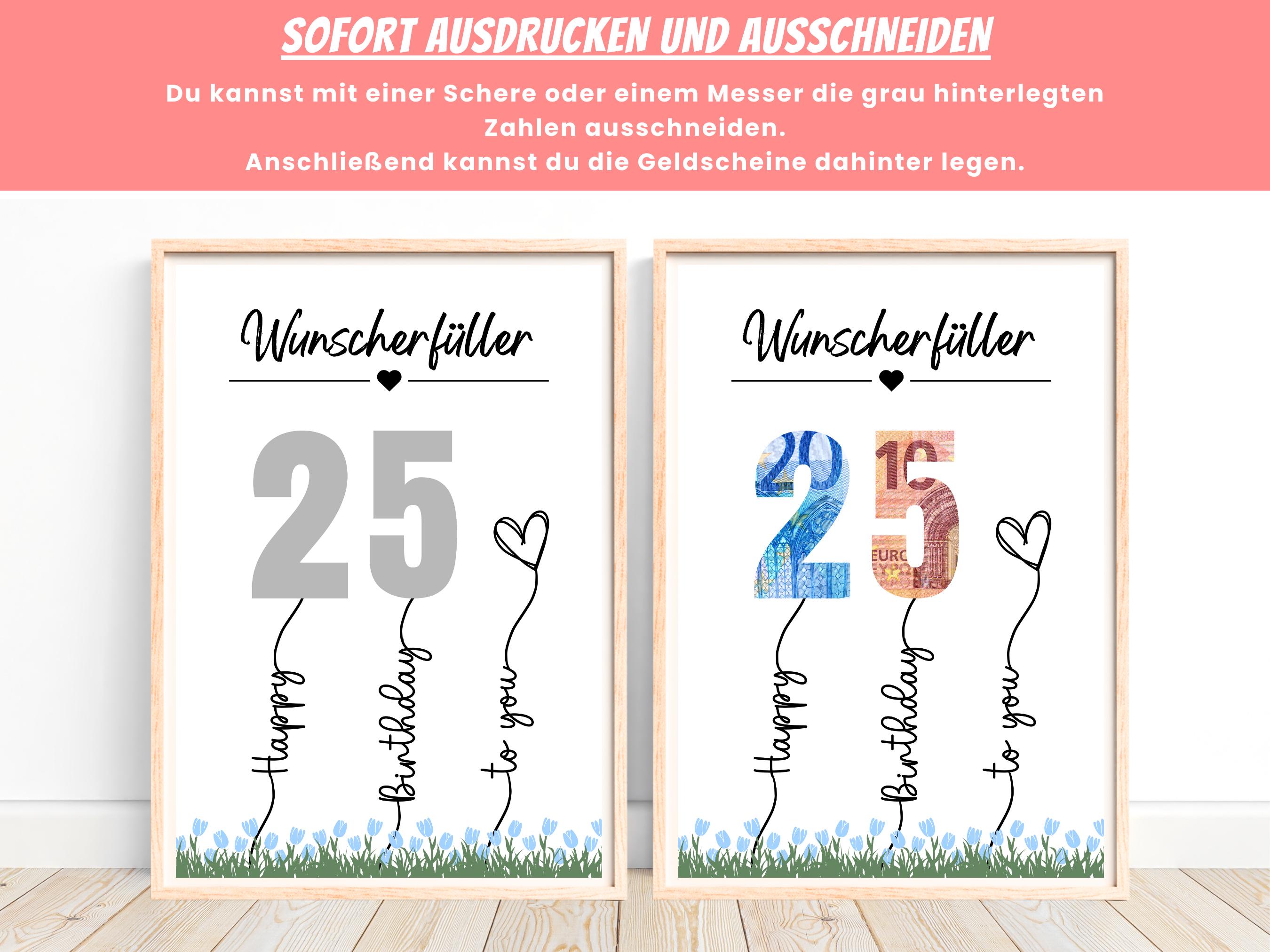 BOFUNX Wunscherfüller Geldgeschenk Flaschenetikett Produktbild-Vorschau 12