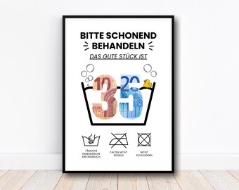 Geldcadeau 35e verjaardagscadeau, creatief geldcadeau verjaardag, doe-het-cadeau-idee, beste vriend cadeau, last-minute cadeau, PDF