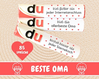85 Duplo labels Best Grandma Gift, Duplo gift box, You message favorite person, personal birthday gift, PDF