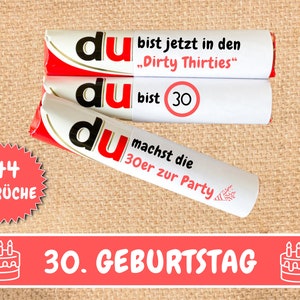 44 Duplo banderoles 30th birthday gift, birthday gift best friend, 30th birthday woman, birthday gift men, download