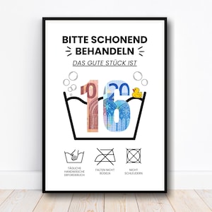 Cash gift 16th birthday gift, creative cash gift birthday gift idea, The good piece is 16, Last Minute Gift, Download