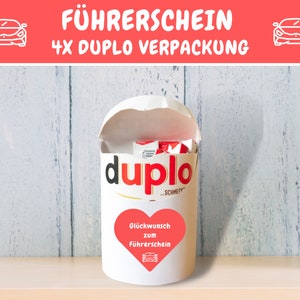 68 Duplo Führerschein Banderolen bestandene Fahrprüfung, Duplo Geschenkidee Freundin Geschenk Freund zum Führerschein Fahrschüler, Download Bild 3