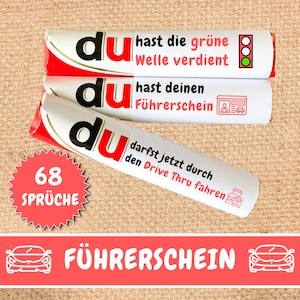 Download: 68 Duplo banderollen rijbewijscadeau voor het behalen van het rijexamen, jij berichten voor het behalen van het rijbewijs, Duplo geschenkverpakking