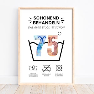 Geldgeschenk 75 Geburtstag Geschenk, kreatives Geldgeschenk Geburtstag Geschenkidee, Das gute Stück ist 75, Last Minute Geschenk, Download