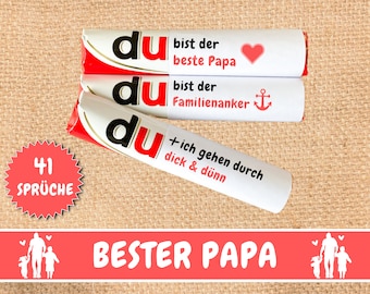41 Duplo banderoles Best dad gift Father's Day, Duplo gift box, you message favorite person, personal birthday gift, PDF