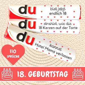 Duplo Banderolen Du Botschaften Endlich 18 Kinder Duplo Banderolen 18 Geburtstag Geschenk Last Minute Geschenkidee Volljährig Download