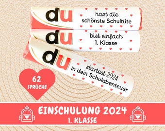 62 Duplo banderoles school enrollment gift school start school child, personal gift last minute school start school enrollment 2024, download