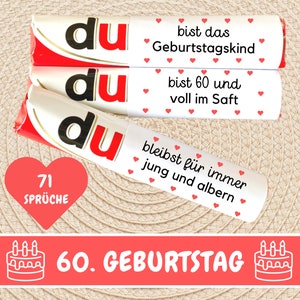 71 Duplo banderoles 60th birthday gift, birthday gift best friend, 60th birthday woman, birthday gift men, Download