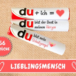 56 Duplo Banderolen Lieblingsmensch Geschenkidee, Duplo Geschenkbox, persönliche Geschenke, DIY, Jahrestag Liebes Geschenke, PDF Download