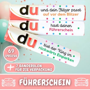 69 Duplo rijbewijsbanden geslaagd voor rijexamen, Duplo cadeau-idee vriendin cadeau vriend voor rijbewijs rijstudent, download