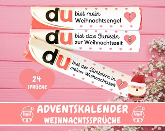 24 Duplo banderoles Advent calendar Christmas, children's Advent calendar gift, Advent calendar filling, woman Christmas gift man, PDF