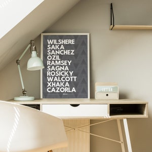 Fußball-Klingo-Held Fußball-Wand-Dekor-Keramik-Wand-Dekor-Fußball-Typografie-Kunst für Feuerwerkskörper-Fan-Poster