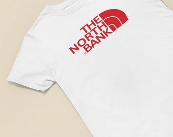 Retro Arsenal North Bank Tee: Football Fan Shirt for Gooners