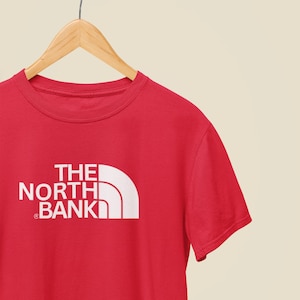 North Bank Arsenal T-Shirt | Gooner Fan Tee | Retro Football Streetwear Gift