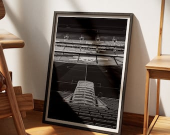 Arsenal Emirates Stadium Print | Football Wall Art Poster | Gunners Fan Room Decor | Minimalist