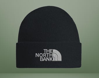 Arsenal Fan Hat Beanie | North Bank Cuffed Knit Cap | Football Supporter Gear & Soccer Streetwear