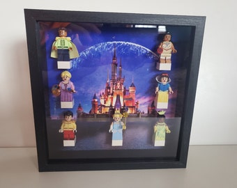 Disney Lego Minifigure Shadowbox Display