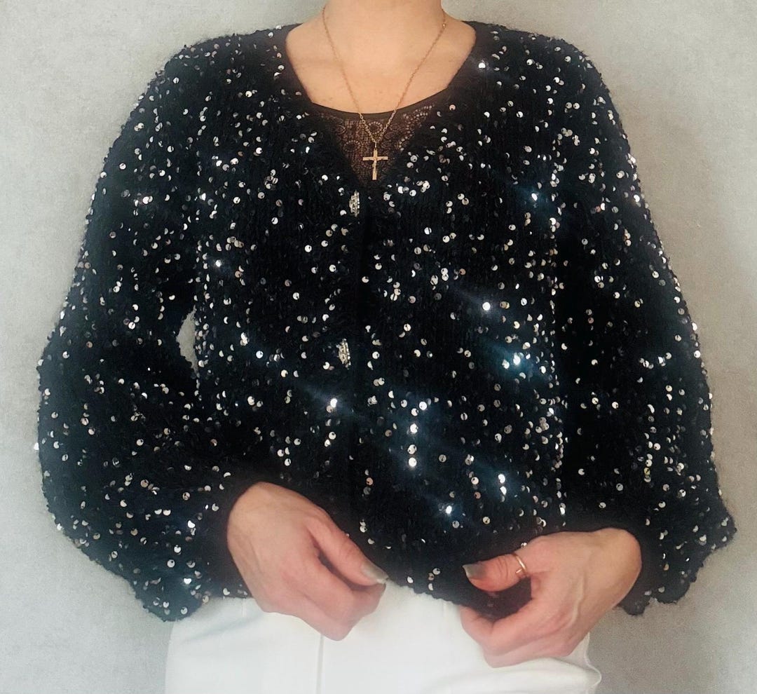 Drop sequin sweater Sweater, cardigans