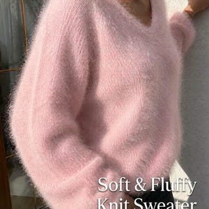 Fluffy Fuzzy Sweater - Etsy