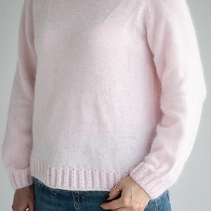 【COSYHARU】Pring Angora Knit Vintage Classiques Lace Angora Sweater – Recess