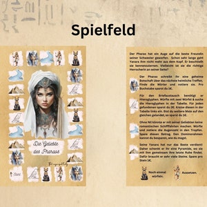 Die Geliebte des Pharaos Sparspiel für A6 Binder Bild 2