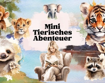 Mini Tierisches Abenteuer digital | Sparspiel | Umschlagmethode