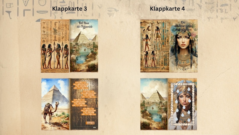 Die Geliebte des Pharaos Sparspiel für A6 Binder Bild 4