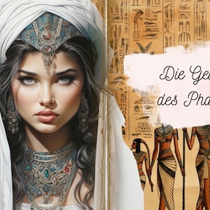 Die Geliebte des Pharaos Sparspiel für A6 Binder Bild 1