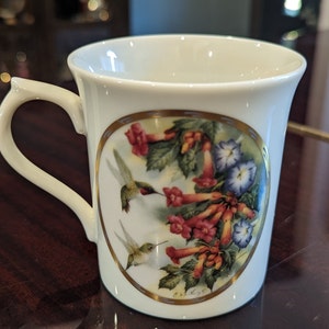 Vintage, Lenox Natures Collage Mug Limited Edition Catherine McClung &quot;Jewelled Glory&quot;