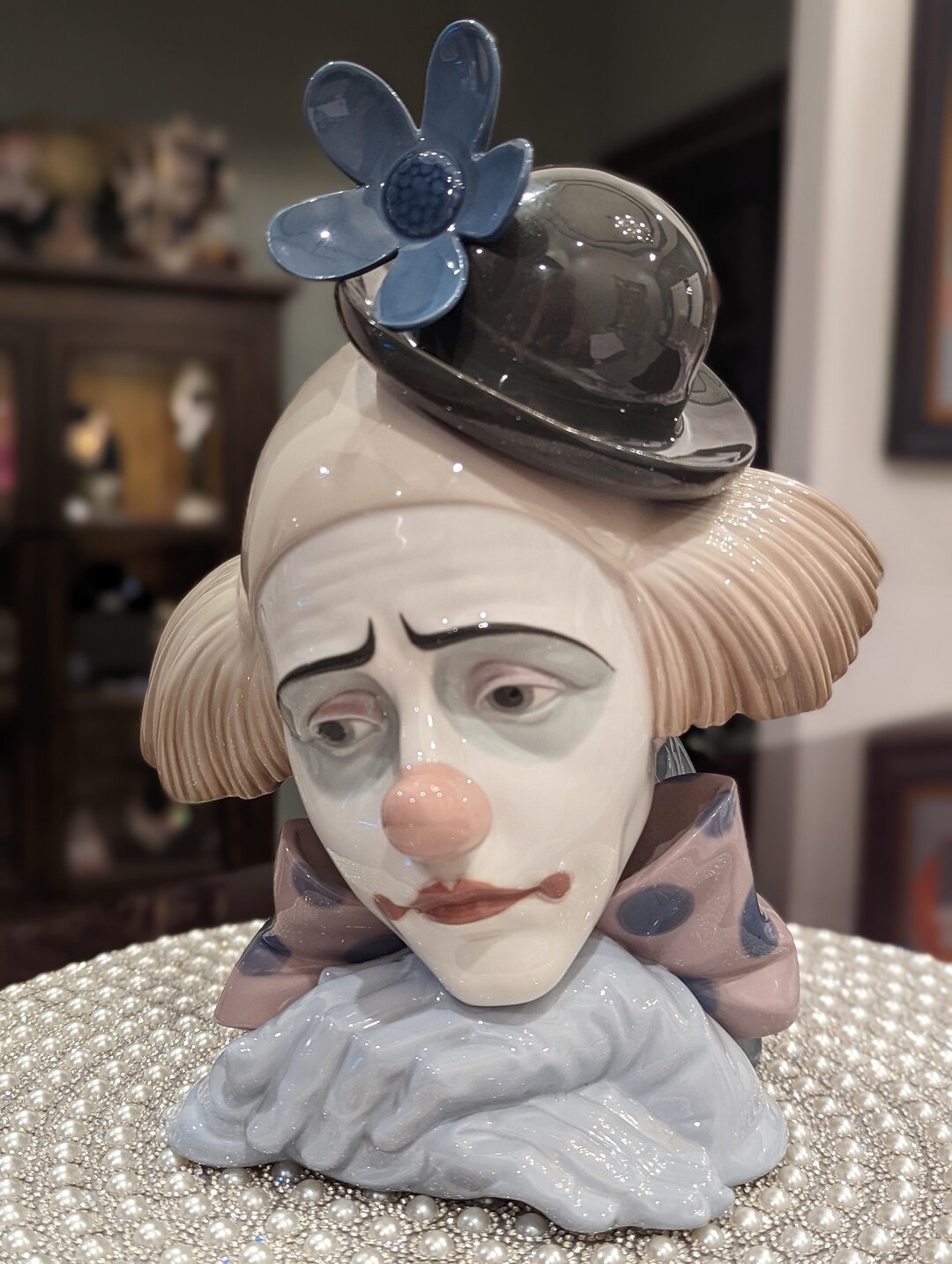 Lladro pensive Clown 5130 Etsy
