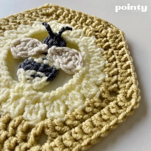Busy Bee Honeycomb Hexagon Crochet Hexagon Digital Downloadable PDF Pattern