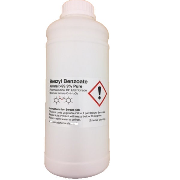 Benzyl Alcohol 100% Pure Cosmetic Grade Preservative Solvent 500ml : 1000ml