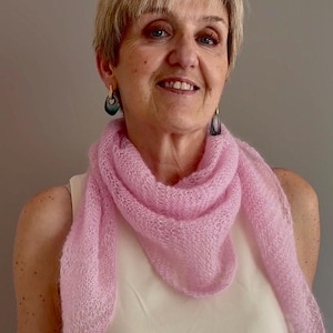 Einfaches Strickmuster für einen Schal – Nebel