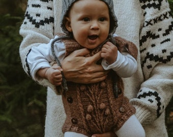 Currant Romper Crochet Pattern, Kids Sizes 3 months - 3 years (PDF instructions)