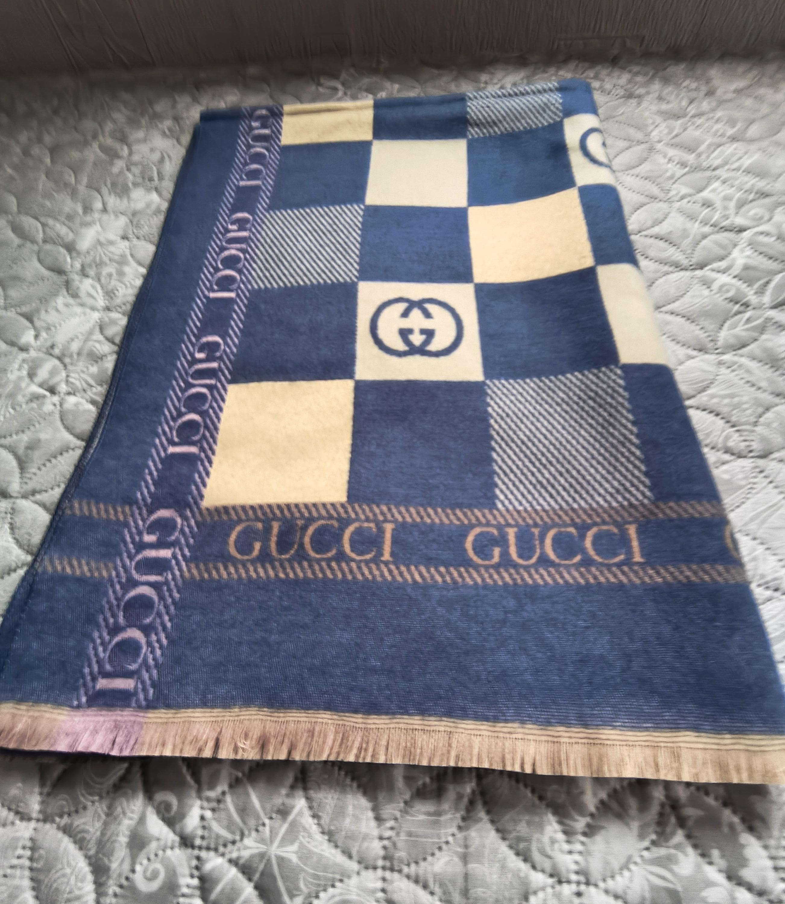 Large Gucci Scarf - Etsy