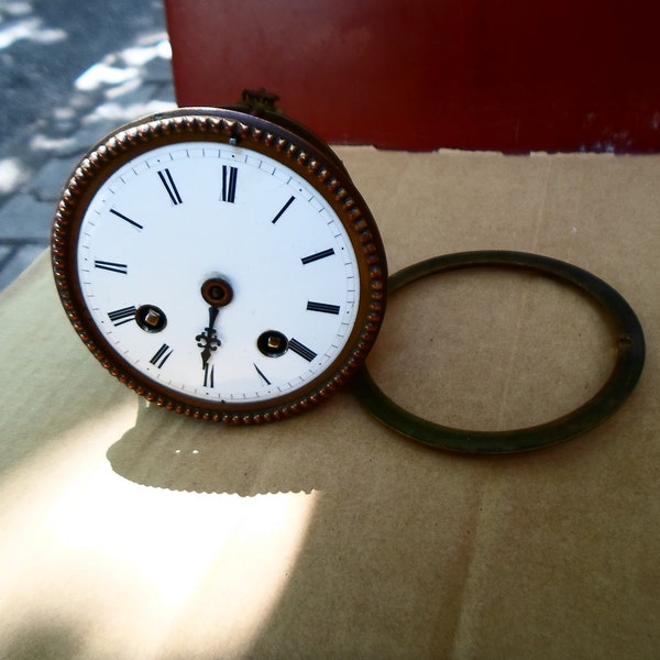 Antique Movement Set For French Mantle Type Clocks,19c. - TO RESTORE