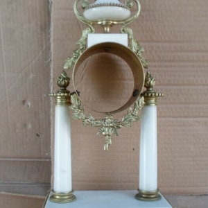 RARE Antique French Louis 16 Style Portico Clock Case 19th C.