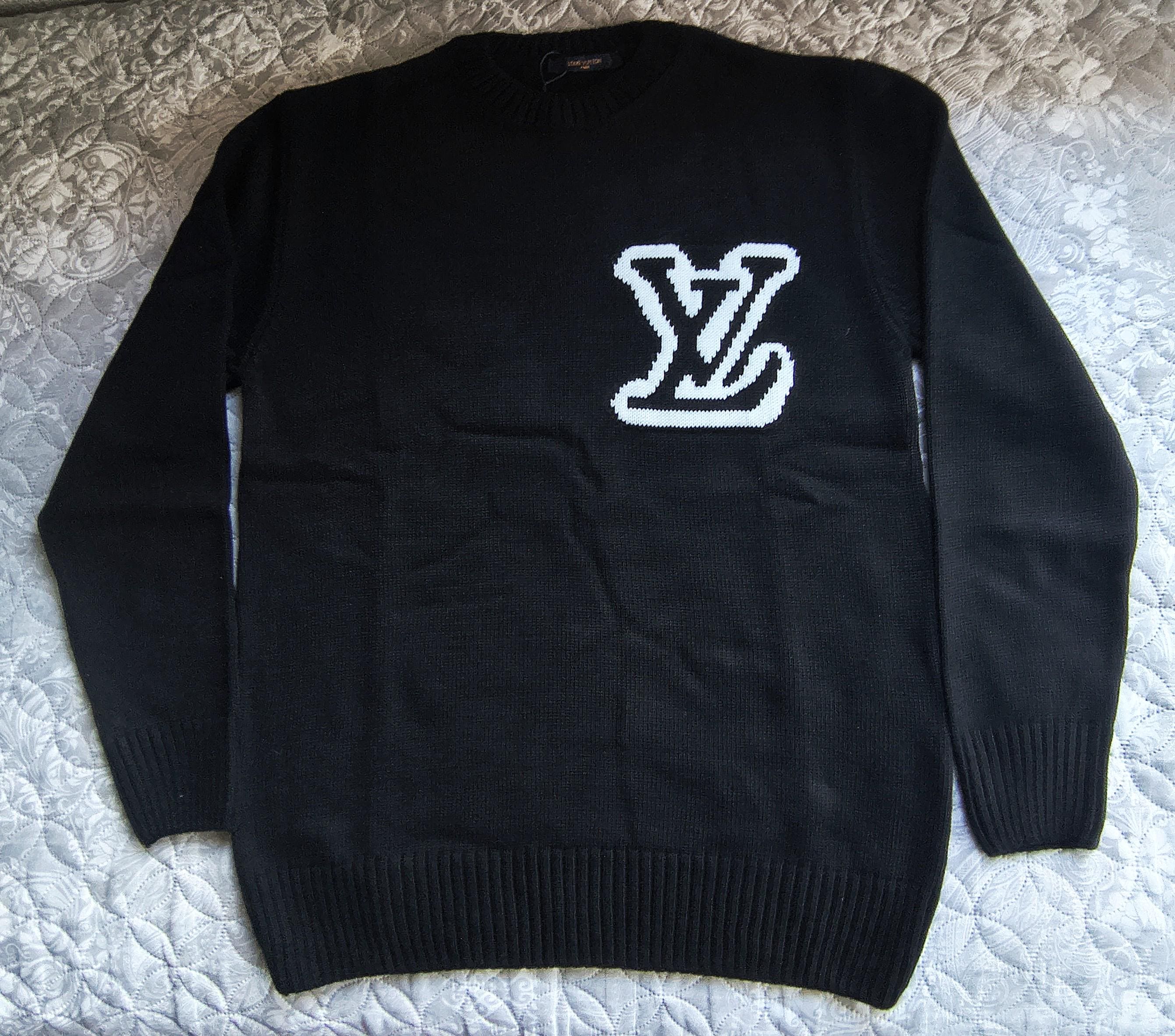 Louis Vuitton, Vintage Men's Louis Vuitton LV Monogram Sweater Pullover Jumper size XXL