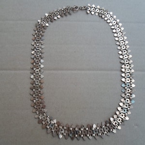Antique Victorian 19c. Gold Filled Book Chain Ladies Necklace