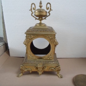 RARE Antique Gilded Bronze Case for French Cartel / Napoleon 3 Style Clock