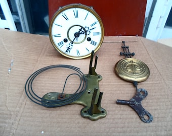 Rare Antique German Regulator GB/P26 Wall Clock Movement set 1880y.- Working