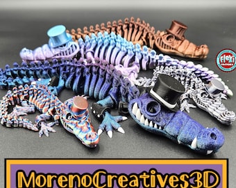 3D Printed Dapper Alligator