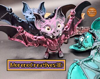 Flexi Vampire Bat 3D Print