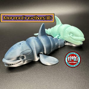 Orca de equilíbrio impressa em 3D Flexi